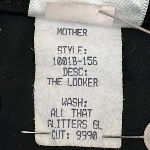 Mother The Looker in All That Glitters is Gold Skinny Jeans - Size 25 - Picture 12 of 12